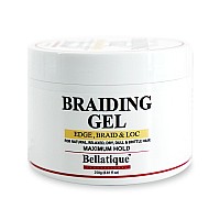 Bellatique Professional Braiding Gel Maximum Hold Gel For All Hair Types 881 Oz No Flaking No Whitening Fast Drying High