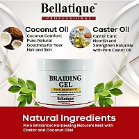 Bellatique Professional Braiding Gel Maximum Hold Gel For All Hair Types 881 Oz No Flaking No Whitening Fast Drying High