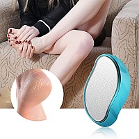 Bezox Glass Foot File Foot Scrubber For Dead Skin Pedicure File Callus Remover For Wet And Dry Feet Portable Nano Crystal Pum