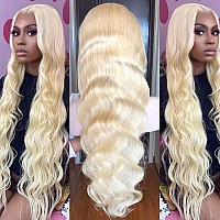 Arabella 613 Lace Front Wig Human Hair 13X4 Blonde Lace Front Wigs Human Hair 210 Density Body Wave 613 Frontal Wig Pre Plucked