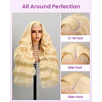 Arabella 613 Lace Front Wig Human Hair 13X4 Blonde Lace Front Wigs Human Hair 210 Density Body Wave 613 Frontal Wig Pre Plucked