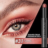 Focallure Shimmer And Matte Cream Eyeshadow Sticksmooth Brilliant Eye Brightener Pencil For Womenlong Lasting Waterproof Eye S