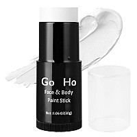 Go Ho Creamblendable Clown White Face Paint Stickfullcoverage Waterproof White Body Paint For Halloween Cosplay Jokester Zomb