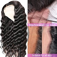 Uesoels 26 Inch Lace Front Wigs Human Hair Loose Deep Wave 13X4 Lace Front Wig Human Hair Pre Plucked With Baby Hair 180 Density