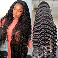 Uesoels 30 Inch Lace Front Wigs Human Hair 13X4 Loose Deep Glueless Wig Human Hair Lace Front Wigs Pre Plucked With Baby Hair Na