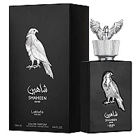 Lattafa Perfumes Shaheen Silver for Unisex Eau de Parfum Spray, 3.4 Ounce