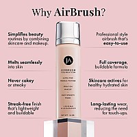 Magicminerals Airbrush Foundation By Jerome Alexander 2Pc Set With Airbrush Foundation And Kabuki Brush Spray Makeup With An