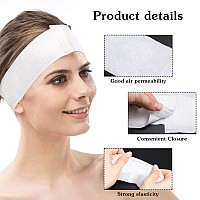 Pimoys Disposable Spa Headband For Women 30 Count Skincare Facials Headbands For Esthetician Supplies Stretch Headbands For Wom