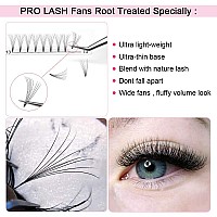 Premade Volume Eyelash Extensions Short Stem 8D-C-0.07-11 Premade Fans Eyelash Extensions 9 to 20 mm Volume Lash Extensions .07 .10 Pre made Lash Fans C D Curl (8D-C-0.07,11mm)