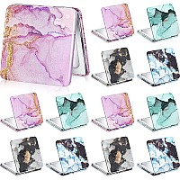 Cindeer Compact Mirror Bulk Small Purse Mirror Portable Pocket Hand Mirror Double Sided Magnifying Makeup Mirror Square with 2X 1x Magnification for Girls Woman Mother Travel(20 Pcs)