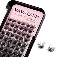 Vavalash Individual Cluster Lashes 72 Pcs Diy Eyelash Extension Light And Soft Faux Mink Slik Lash Clusters Easy Full Lash Exten