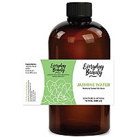 Jasmine Water Facial Toner - All Natural Hydrating Spray Mist for Face and Hair - 100% All Natural Jasmine Water Hydrosol 16oz with Fine Mist Cap