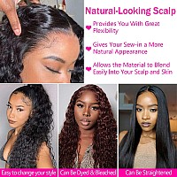 Selina Water Wave Closure Lace Closure 4X4 Lace Closure Human Hair Closure Curly 100 Unprocessed Human Hair Free Part Closure S