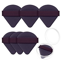 Ainiv 6Pcs Air Cushion Makeup Sponges For Foundation Triangle Powder Puffs With Portable Case Dry And Wet Makeup Sponges Doubl