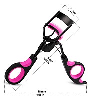 Eyelash Curlers With Comb 2 Pack Immer Lieben Lash Curler With 10 Replacement Refills 6 Combs 10 Seconds Curl And Lifted Lashe