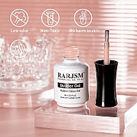 Rarjsm Rubber Base Gel Nude Pink Rubber Base Coat Gel Nail Polish Sheer Pink For Nails French Manicure Transparente Extend Gel S