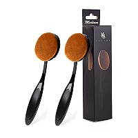 Yoseng Foundation Brush For Liquid Makeup Oval Blackmedium Toothbrush Makeup Brushes Fast Flawless Application Liquid Cream Powd