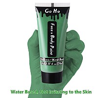 Go Ho Green Body Paint Washable 237 Ozwater Based Cream Green Face Painthulk Witch Gamora Grinch Makeupgreen Full Face Bod