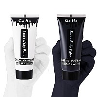 Go Ho Black And White Face Body Paint474 Ozwater Based White Cream Face Painting For Sfx Cosplay Costumes Festivals Hallowee