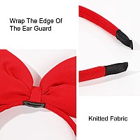 Ivyu Red Bow Headband Blossom Powerpuff Girls Snow White Kiki Large Hair Band For Women Girls Halloween