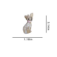 Cute Dog Hair Clipssmall Claw Clips For Girlsacetate Hair Clips For Womenchihuahua Dog Claw Clip