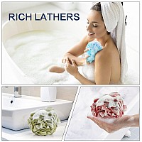 Yoget 4 Pack Bath Loofah Sponge 4 Color 60G Bath Spongeexfoliate Cleanse Soothe Skin