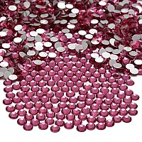 Ncb 1500Pcs Flatback Round Glass Nail Art Rhinestones Crystal For Diy Making Accessories Shoes Clothes Face Art Bags Manicur