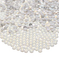 Ncb 3000Pcs Flatback Round Glass Nail Art Rhinestones Crystal For Diy Making Accessories Shoes Clothes Face Art Bags Manicur