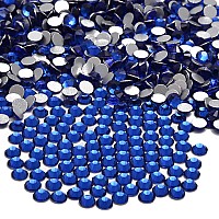 Ncb 2000Pcs Flatback Round Glass Nail Art Rhinestones Crystal For Diy Making Accessories Shoes Clothes Face Art Bags Manicur