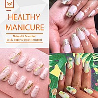 Una Gella Short Coffin Fake Nails 216Pcs Short Coffin Press On Nails Preshape Short Coffin Gel Nail Tips For Full Cover Acrylic