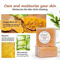 Liyalan Turmeric Soap Bar388 Oz 3 Bars For Face Bodyturmeric Soapacnesmooth Skincleansing Natural Handmade Soap