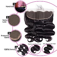 Selina Lace Closure 13X4 Hd Lace Frontal Closure Body Wave Transparent Lace Frontal Closure Brazilian Body Wave Human Hair Front