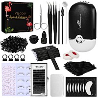 325 Pcs Lash Extension Kit Professional Lash Extension Supplies Kit With Lash Clusterslash Fan Extension Glueeyelash Remover