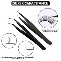 325 Pcs Lash Extension Kit Professional Lash Extension Supplies Kit With Lash Clusterslash Fan Extension Glueeyelash Remover