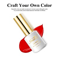 Imtiti Gel Nail Polish 1 Pcs 05 Fl Oz Chili Red Gel Polish Soak Off Led U V Nail Gel Polish Christmas Nail Polish Diy Nail Art