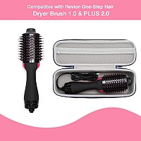 Mosiso Hard Travel Case Storage Bag Compatible With Revlon Onestep Hair Dryer Brush 10 Plus 20 Eva Carrying Case Cover Pro