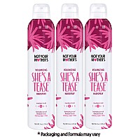 Not Your Mothers Shes A Tease Hairspray 3Pack 8 Oz Volumizing Hairspray Firm Yet Flexible Hold For Volume That Lasts