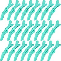 Ondder 24 Pack Alligator Hair Clips For Styling And Sectioning Lake Blue Salon Pro Clips For Coloring Cutting Hair Styling A