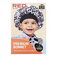 Red By Kiss Toddler Satin Bonnet Sleep Caps Hair Wraps Hair Bonnet Black Cupcake