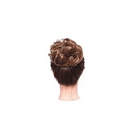 Hairro Messy Hair Bun Hair Piece For Women Hair Updo Scrunchies Synthetic Donut Stretchy Wedding Bridal Chignons Blonde Easy Bun