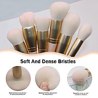 Makeup Brushesdaubigny 16Pcs Silver Premium Synthetic Makeup Brush Set With Professional Foundation Brushes Powder Concealers E