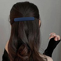 Atoden Hair Claw Clips For Women 3Pcs Matte Barrettes For Thin Fine Hair 354 Flat Pins French Clips For Short Medium Hair