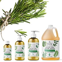 Brittanies Pure Organic Castile Rosemary Peppermint Liquid Olive Soap Refill 1 Gallon Made With Natural Luxurious Oils Vega