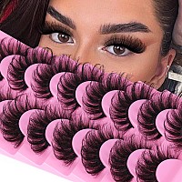 Fluffy False Eyelashes Faux Mink Lashes Wispy Fake Eyelashes 18Mm Long False Lashes C Curl Eye Lashes That Look Like Extensions