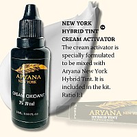 Aryana New York Hybrid Color Professional Kit For Professional Spot Coloring Cream Hair Color With Natural Effect Dark Brow