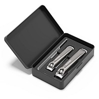 Facemade Nail Clippers Set Stainless Steel Toenail And Fingernail Clippers 2 Packlarge And Small Ultra Sharp Sturdy Nail Cut