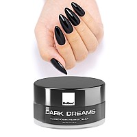 Nailboo Premium Nail Dip Powder Longlasting Dip Nails Use With Nailboo Essential Liquids Dark Dreams Black Nail Dip Powder