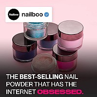 Nailboo Premium Nail Dip Powder Longlasting Dip Nails Use With Nailboo Essential Liquids Dark Dreams Black Nail Dip Powder