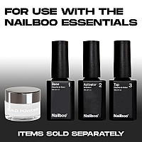 Nailboo Premium Nail Dip Powder Longlasting Dip Nails Use With Nailboo Essential Liquids Dark Dreams Black Nail Dip Powder