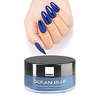 Nailboo Premium Nail Dip Powder Longlasting Dip Nails Use With Nailboo Essential Liquids Ocean Blue Deep Navy Blue Nail Dip